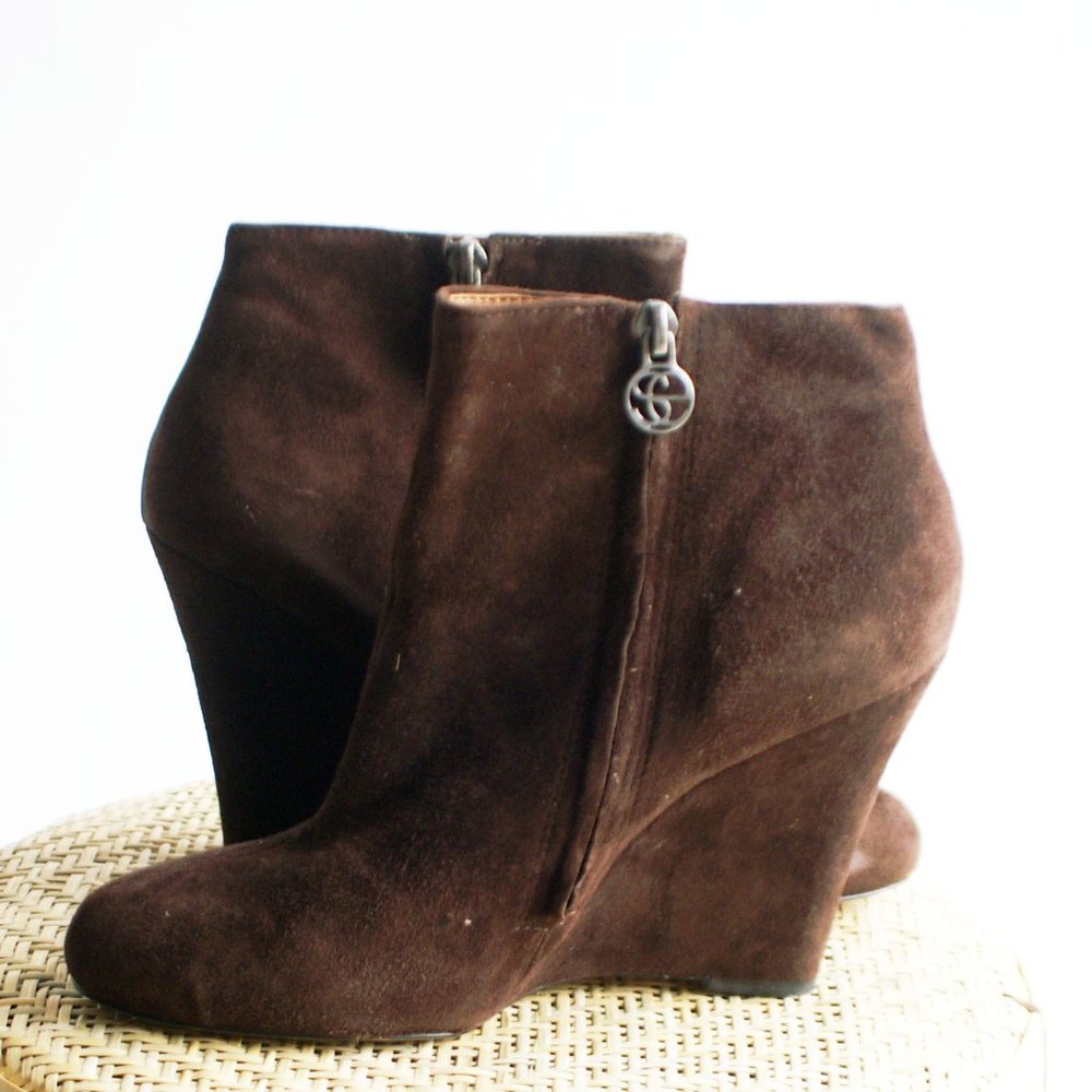 Sam Edelman  Brown Suede  Ankle Boot US Size 8.5